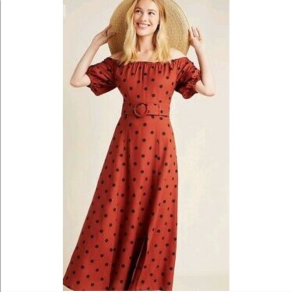 Anthropologie Dresses & Skirts - Maeve | Polka Dotted Lucienne Maxi Dress